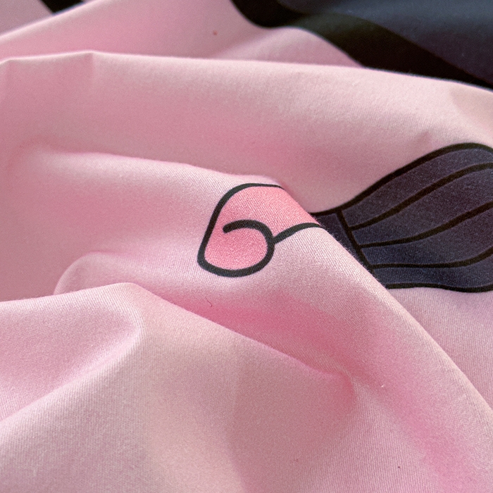 91家纺网 家纺一手货源 找家纺 蘭菲家纺 三丽欧全棉四件套 公主酱小库