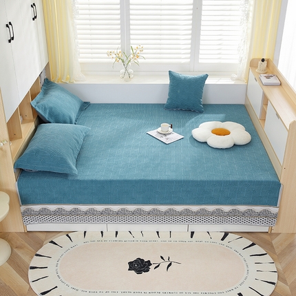 91家纺网 家纺一手货源 找家纺 手艺人沙发垫炕垫 2025新款雪尼尔提花绣花炕盖榻榻米炕垫XK619-XK655 XK629