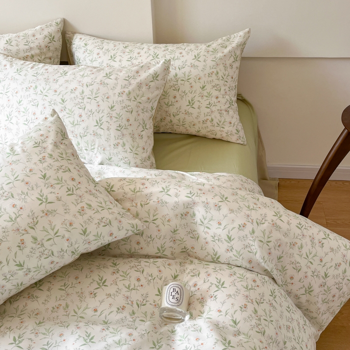 91家纺网 家纺一手货源 找家纺 千朵 2024新款莱赛尔天丝四件套 佳人米