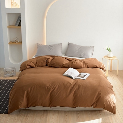 91家纺网 家纺一手货源 找家纺 （总）新款40支13372精梳棉纯色彩虹糖单品系列单品被套