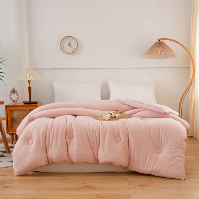 91家纺网 家纺一手货源 找家纺 （总）啊雅家居 2025新款A类针织棉云柔大豆被抗菌被子被芯 