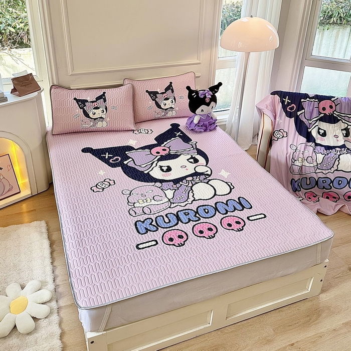 91家纺网 家纺一手货源 找家纺 蘭菲家纺 2024新款大版三丽鸥卡通凉席 小库日记