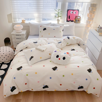 91家纺网 家纺一手货源 找家纺 （总）TT.one 塔塔家居 2025新款全棉印花小清新四件套