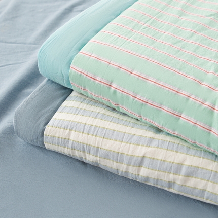 （总）恋人优选 2024新款纯棉色织水洗夏被