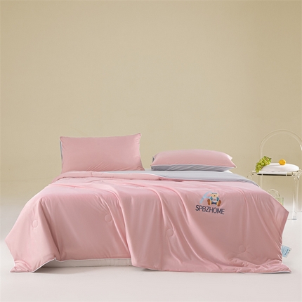 91家纺网 家纺一手货源 找家纺 （总）小久久（小九九） 2024新款A类凉感丝冰乐熊夏被