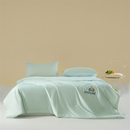 91家纺网 家纺一手货源 找家纺 （总）小久久（小九九） 2024新款A类凉感丝冰乐熊夏被