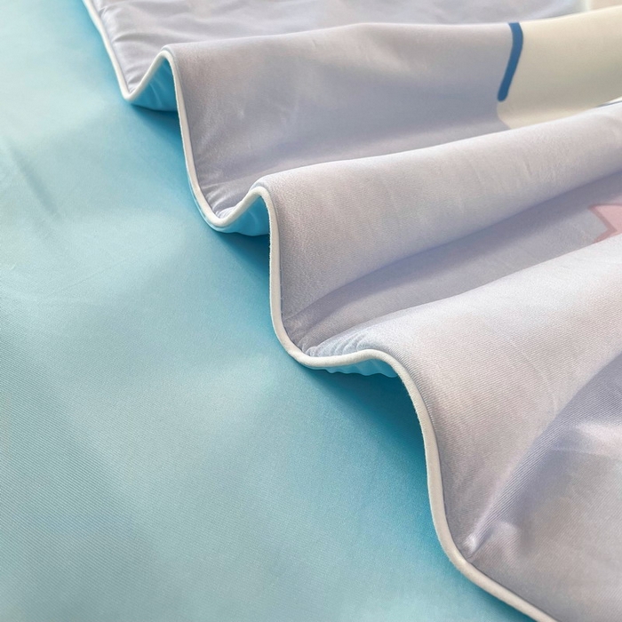 91家纺网 家纺一手货源 找家纺 蘭菲家纺 三丽欧凉感丝夏被 棉花糖