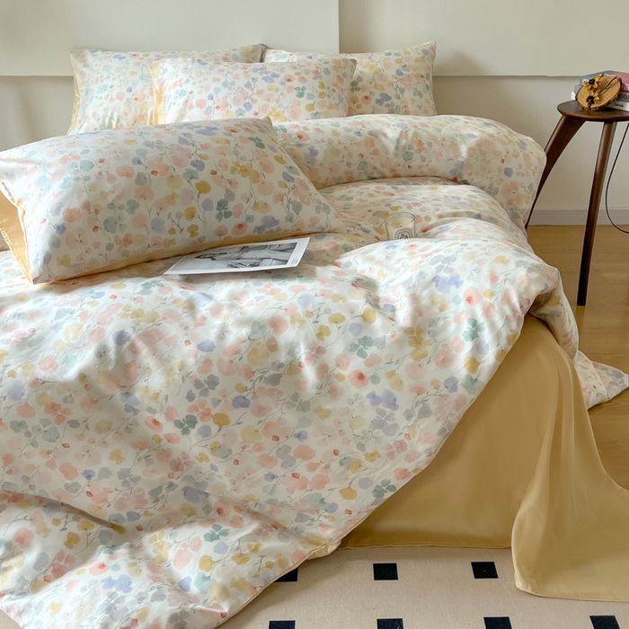 91家纺网 家纺一手货源 找家纺 （总）千朵 2024新款莱赛尔天丝四件套