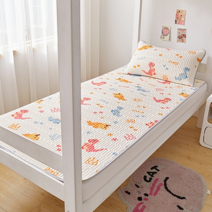 91家纺网 家纺一手货源 找家纺 （总）爱思凯家纺 2025款【印花学生床乳胶凉席】清新乳胶条席