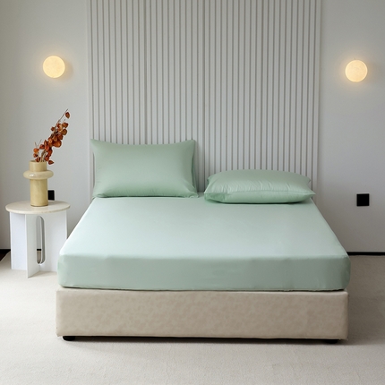 91家纺网 家纺一手货源 找家纺 （总）Mr.pig猪先生水洗棉 2024新款60天丝莱赛尔纤维四件套系列-单床笠