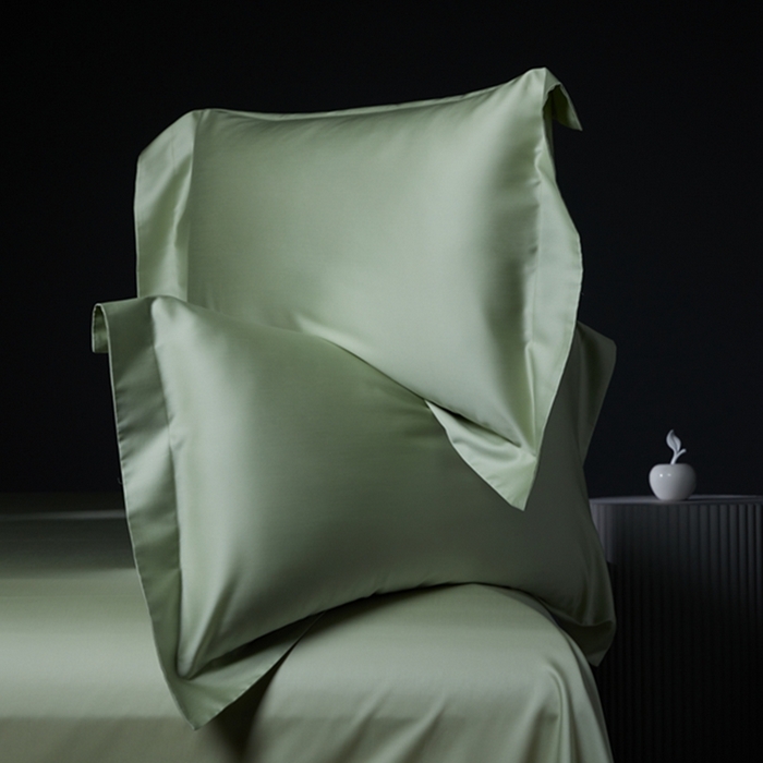 91家纺网 家纺一手货源 找家纺 缔缦 2024新款60天丝棉四件套-花漾 森林绿