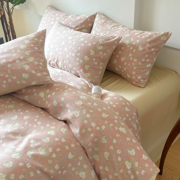 91家纺网 家纺一手货源 找家纺 千朵 2024新款莱赛尔天丝四件套 韵染