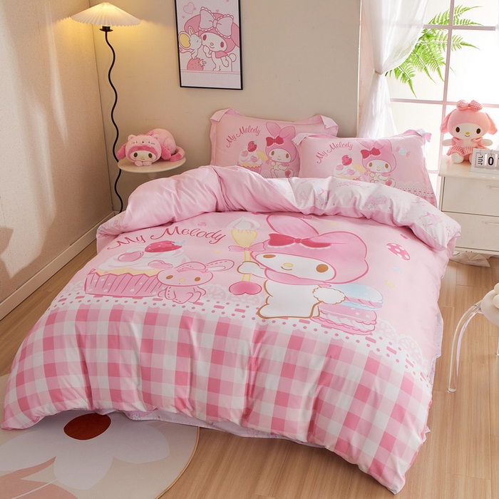 91家纺网 家纺一手货源 找家纺 蘭菲家纺 三丽欧全棉四件套 节日快乐