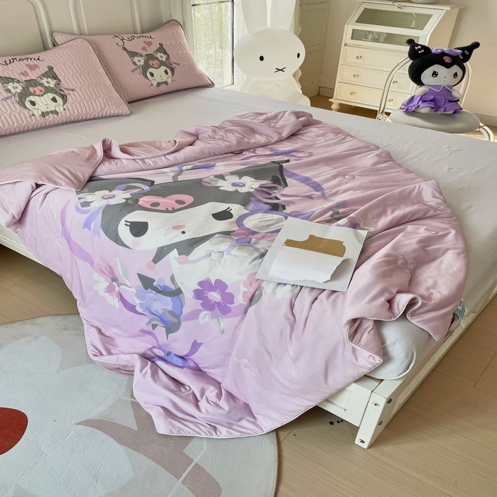 91家纺网 家纺一手货源 找家纺 蘭菲家纺 三丽欧凉感丝夏被 花仙子