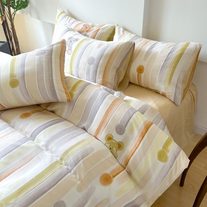 91家纺网 家纺一手货源 找家纺 千朵 2024新款莱赛尔天丝四件套 童心