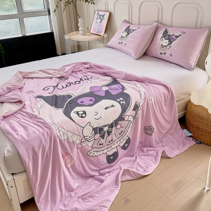 91家纺网 家纺一手货源 找家纺 蘭菲家纺 三丽欧凉感丝夏被 奶油巴库