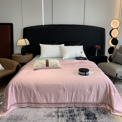 91家纺网 家纺一手货源 找家纺 （总）莱豫家纺  2024新款60天丝提花夏凉被夏被空调被