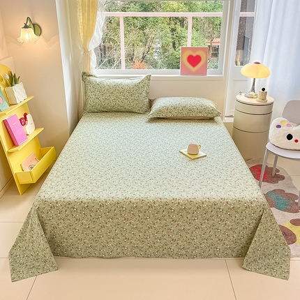 91家纺网 家纺一手货源 找家纺 （总）绵庭家纺 2024新款AB版12868全棉印花单床单