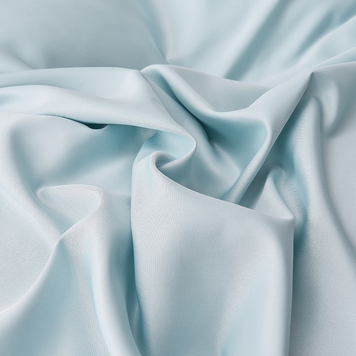 91家纺网 家纺一手货源 找家纺 简爱家纺 2025新款水洗真丝床笠单品床垫保护套床罩 风铃蓝