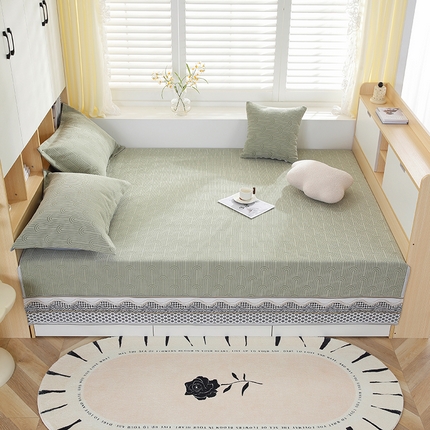 91家纺网 家纺一手货源 找家纺 手艺人沙发垫炕垫 2025新款雪尼尔提花绣花炕盖榻榻米炕垫XK619-XK655 XK631