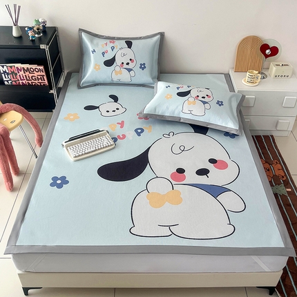 91家纺网 家纺一手货源 找家纺 （总）倾慕 2024新款A类800D数码印花大版冰丝席凉席