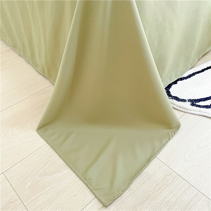 91家纺网 家纺一手货源 找家纺 梵克保罗 2024新款春夏水洗棉麻双层纱夏被四件套 石榴花开