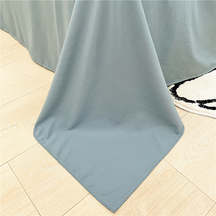 91家纺网 家纺一手货源 找家纺 梵克保罗 2024新款春夏水洗棉麻双层纱夏被四件套 春意盎然