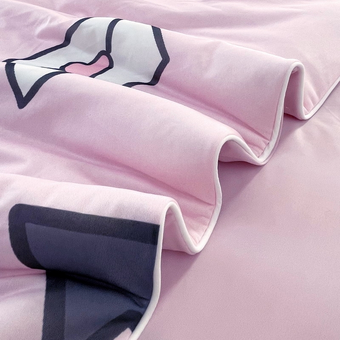 91家纺网 家纺一手货源 找家纺 蘭菲家纺 三丽欧凉感丝夏被 粉巴库