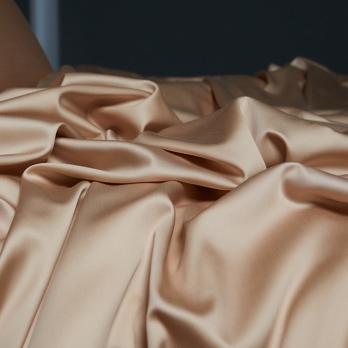 91家纺网 家纺一手货源 找家纺 缔缦 2024新款60天丝棉四件套-花漾 米咖色