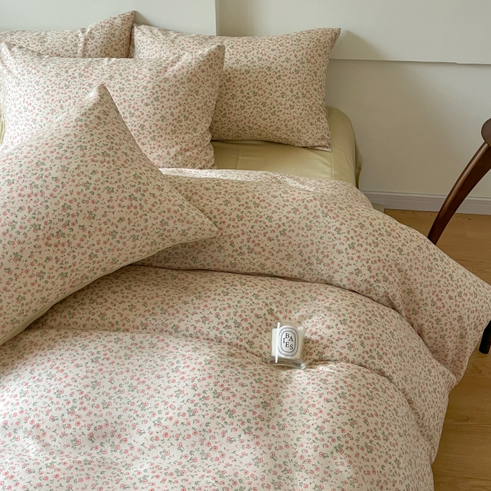 91家纺网 家纺一手货源 找家纺 千朵 2024新款莱赛尔天丝四件套 灵动