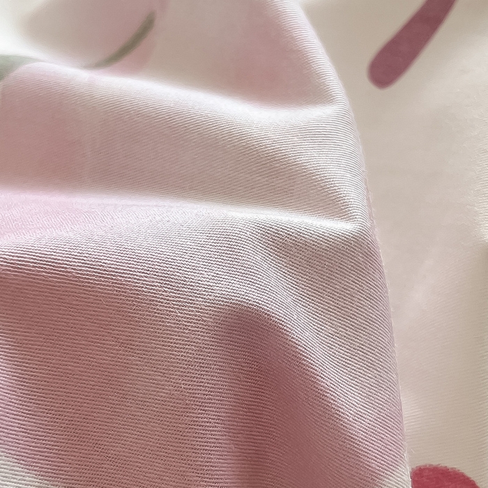 91家纺网 家纺一手货源 找家纺 绵庭家纺 2024新款AB版12868全棉印花单床单 花梦里