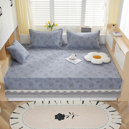 91家纺网 家纺一手货源 找家纺 手艺人沙发垫炕垫 2025新款雪尼尔提花绣花炕盖榻榻米炕垫XK619-XK655 XK650