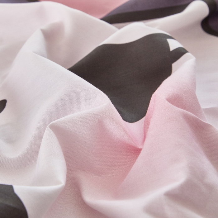 91家纺网 家纺一手货源 找家纺 蘭菲家纺 三丽欧全棉四件套 粉巴库