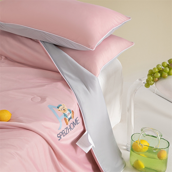 91家纺网 家纺一手货源 找家纺 （总）小久久（小九九） 2024新款A类凉感丝冰乐熊夏被