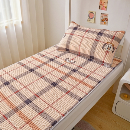 91家纺网 家纺一手货源 找家纺 （总）爱思凯家纺 2025款【印花学生床乳胶凉席】清新乳胶条席