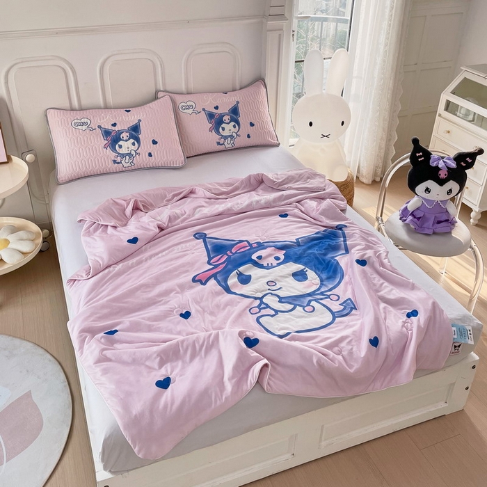 91家纺网 家纺一手货源 找家纺 蘭菲家纺 三丽欧凉感丝夏被 小魔仙