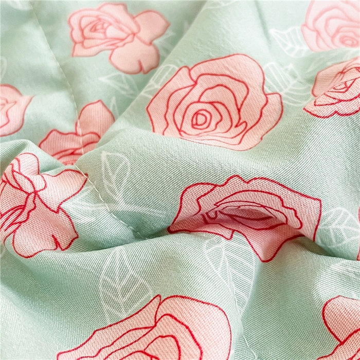 91家纺网 家纺一手货源 找家纺 梵克保罗 2024新款春夏水洗棉麻双层纱夏被四件套 爱丽丝