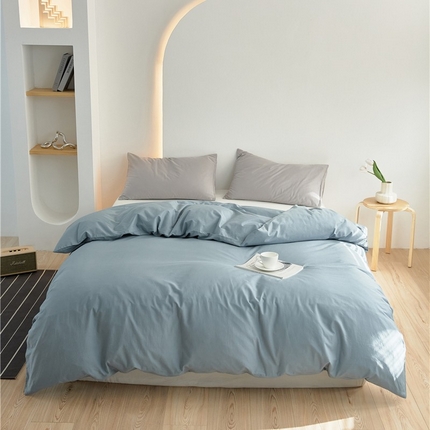 91家纺网 家纺一手货源 找家纺 （总）新款40支13372精梳棉纯色彩虹糖单品系列单品被套