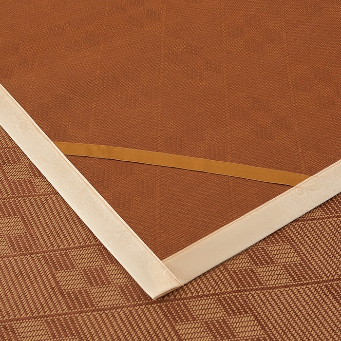 91家纺网 家纺一手货源 找家纺 青雅席业 2025新款直角藤席九宫格