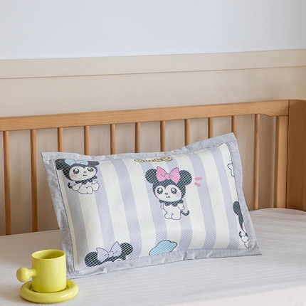 91家纺网 家纺一手货源 找家纺 （总）嗨生活 2025新款A类儿童冰藤枕套 幼儿园枕套 儿童枕套