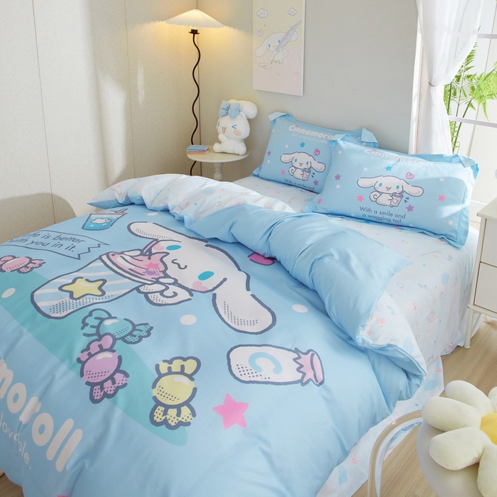 91家纺网 家纺一手货源 找家纺 蘭菲家纺 三丽欧全棉四件套 奶茶来了