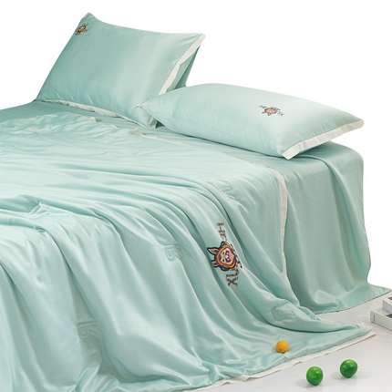 91家纺网 家纺一手货源 找家纺 （总）梦镜 2025新款A类母婴级凉感夏被四件套-兔然暴富