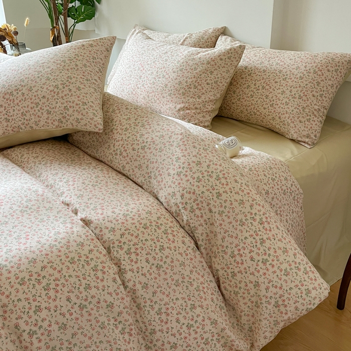 91家纺网 家纺一手货源 找家纺 千朵 2024新款莱赛尔天丝四件套 灵动