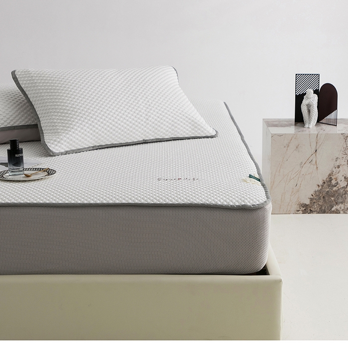 91家纺网 家纺一手货源 找家纺 （总）佳汐蓝 新款A类-冰丝豆凉席席-床笠款