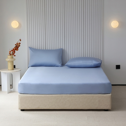 Mr.pig猪先生水洗棉 2024新款60天丝莱赛尔纤维四件套系列-单床笠 伊连青