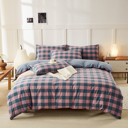 91家纺网 家纺一手货源 找家纺 （总）凡客家居 全棉色织水洗棉四件套学生宿舍三件套