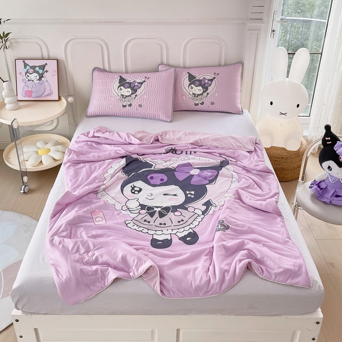 91家纺网 家纺一手货源 找家纺 蘭菲家纺 三丽欧凉感丝夏被 奶油巴库