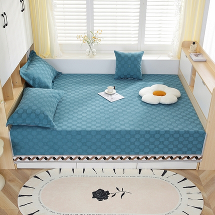 91家纺网 家纺一手货源 找家纺 （总）手艺人沙发垫炕垫 2025新款雪尼尔提花绣花炕盖榻榻米炕垫XK619-XK655