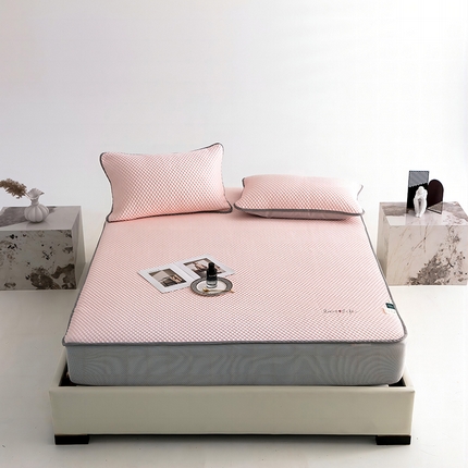 91家纺网 家纺一手货源 找家纺 （总）佳汐蓝 新款A类-冰丝豆凉席席-床笠款