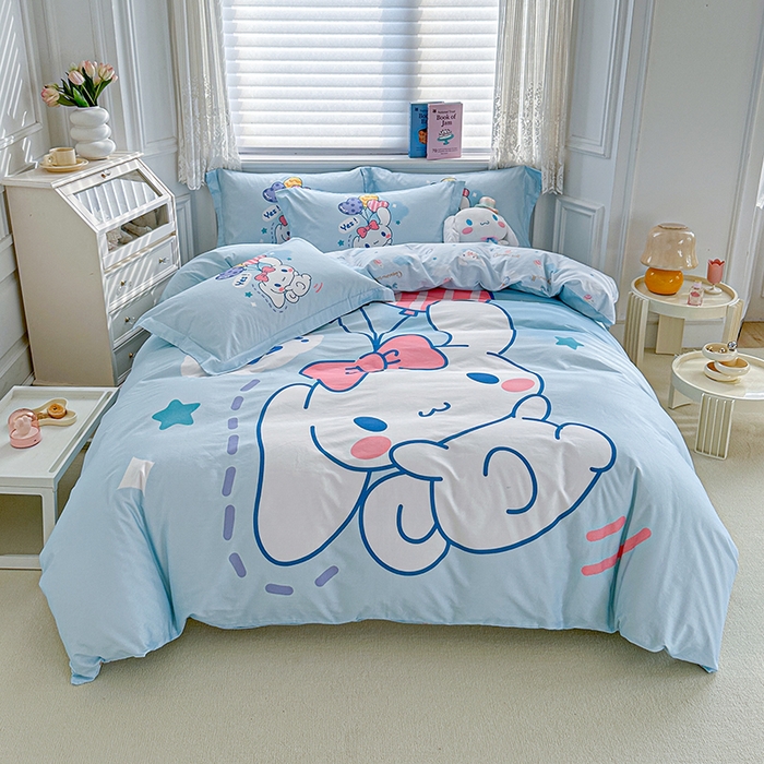 91家纺网 家纺一手货源 找家纺 蘭菲家纺 三丽欧全棉四件套 小确信